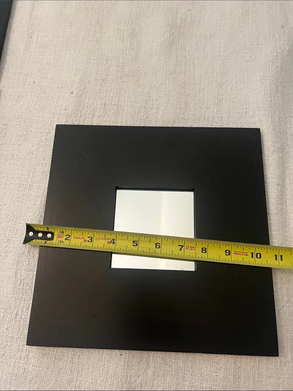 IKEA Malmo Set of 4 Black Square Wall Mirrors 10x10 inches